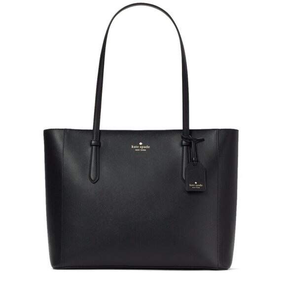 Kate Spade Black Schuyler Leather Tote Bag  NWT - Picture 1 of 8